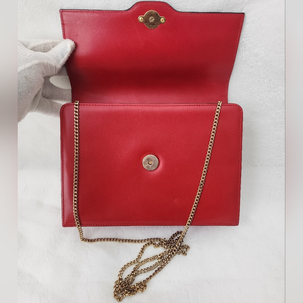 Auth Christian Dior CD Logo Chain Shoulder Bag - Picture 6 of 11